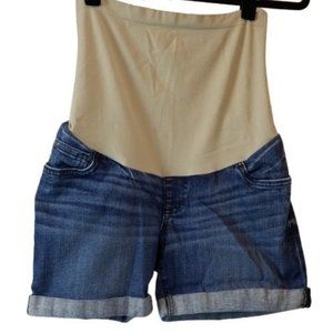 Indigo Blue Secret Fit Roll Hem Maternity